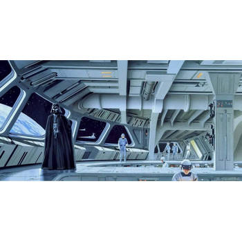 Fotobehang - Star Wars Classic RMQ Stardestroyer Deck 500x250cm - Vliesbehang