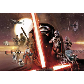 Fotobehang - Star Wars EP7 Collage 368x254cm - Papierbehang