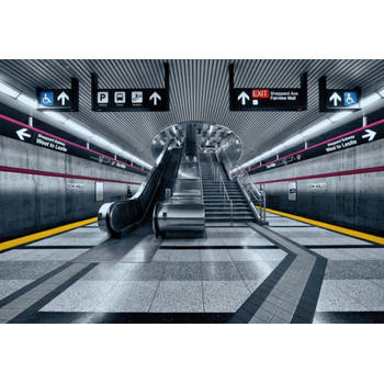 Fotobehang - Subway 368x254cm - Papierbehang