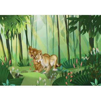 Fotobehang - The Lion King Love 400x280cm - Vliesbehang