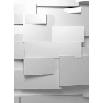 Fotobehang - 3D Wall 192x260cm - Vliesbehang