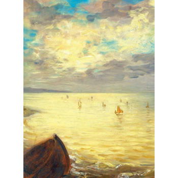 Fotobehang - Delacroix The Sea 192x260cm - Vliesbehang