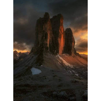 Fotobehang - Dolomites Italy 192x260cm - Vliesbehang