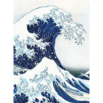 Fotobehang - Hokusai The Great Wave 192x260cm - Vliesbehang