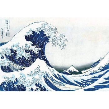 Fotobehang - Hokusai The Great Wave 384x260cm - Vliesbehang