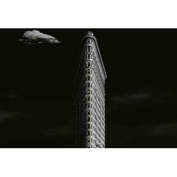 Fotobehang - Iron Building New York 384x260cm - Vliesbehang