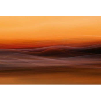 Fotobehang - Orange Fog 384x260cm - Vliesbehang