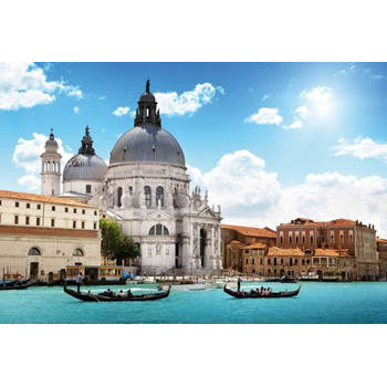 Fotobehang - Santa Maria Della Salute Venice Italy 384x260cm - Vliesbehang