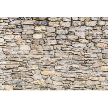 Fotobehang - Stone Wall II 384x260cm - Vliesbehang
