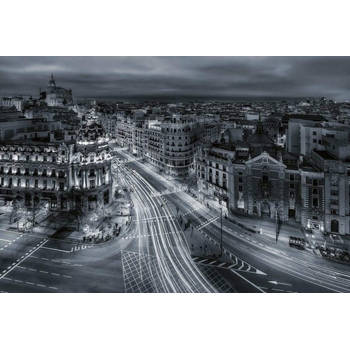 Fotobehang - Urban Madrid 384x260cm - Vliesbehang