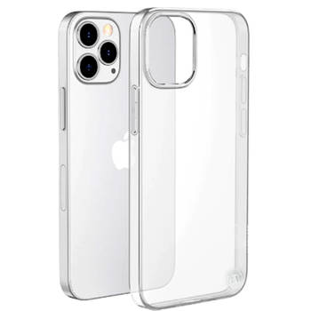 HEM iPhone 12 siliconenhoesje- transparant siliconenhoesje iPhone 12 / Siliconen Gel TPU / Back Cover / Hoesje