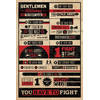 Poster Fight Club Infographic 61x91,5cm