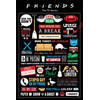 Poster Friends Infographic 61x91,5cm