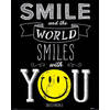 Poster Smiley World Smiles With You 40x50cm