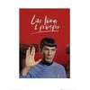 Kunstdruk Star Trek Live Long And Prosper 60x80cm