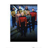 Kunstdruk Star Trek The Next Generation Enterprise Officers 60x80cm