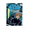 Kunstdruk Star Wars Dark Side Anime 30x40cm