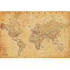 Poster World Map Vintage Style 91,5x61cm