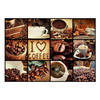 Fotobehang - Coffee Collage 100x70cm - Vliesbehang