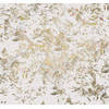 Fotobehang - Golden Feathers 300x280cm - Vliesbehang