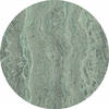 Fotobehang - Green Marble 125x125cm - Rond - Vliesbehang - Zelfklevend