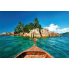 Fotobehang - St Pierre Island At Seychelles 384x260cm - Vliesbehang