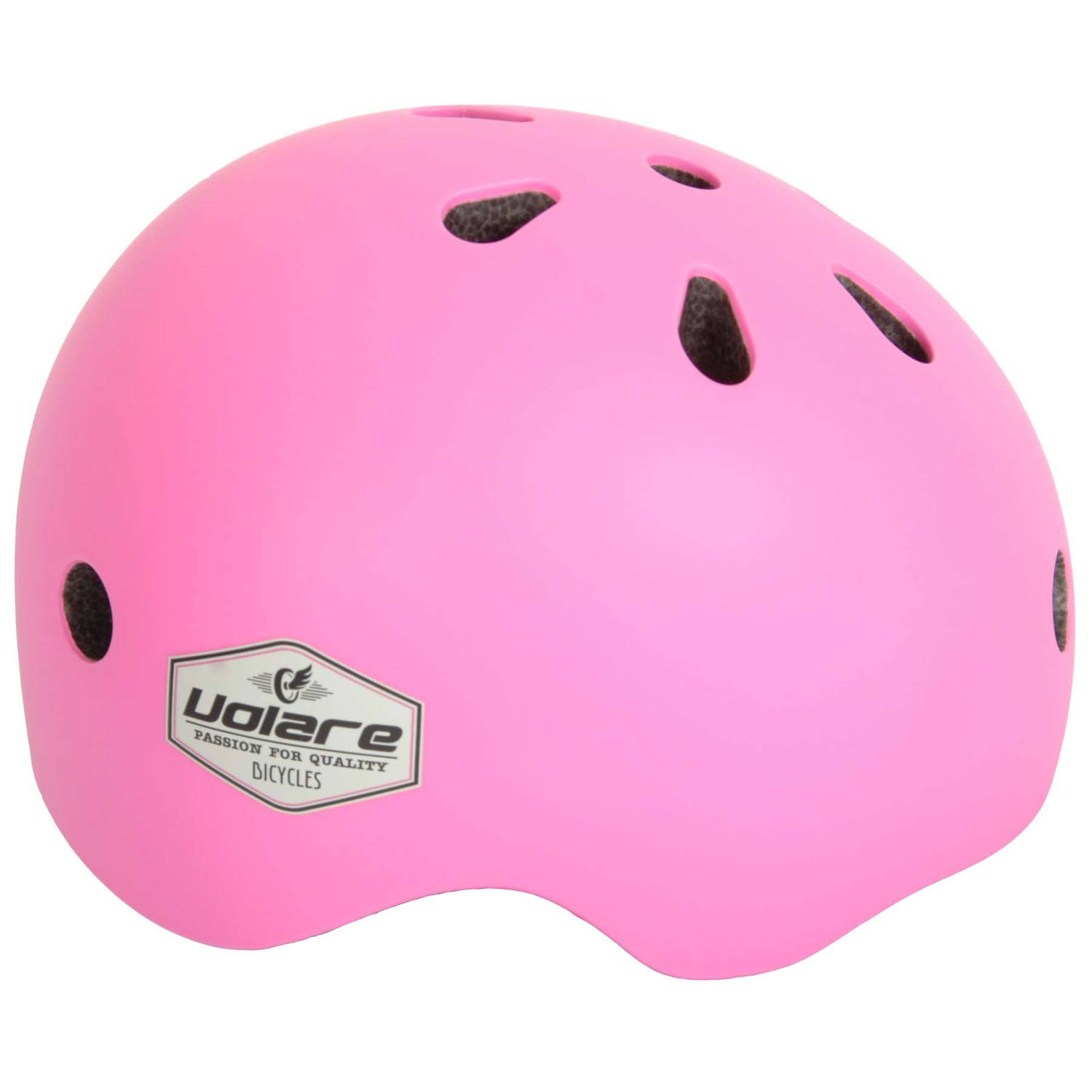 Volare fietshelm meisjes roze maat 45-51 cm