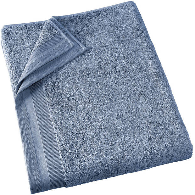 De Witte Lietaer badhanddoek Contessa 100 x 150 cm stoneblue