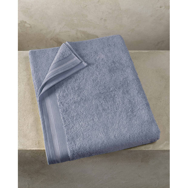 De Witte Lietaer badhanddoek Contessa 100 x 150 cm stoneblue