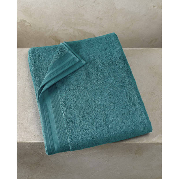 De Witte Lietaer badhanddoek Contessa 100 x 150 cm turquoise