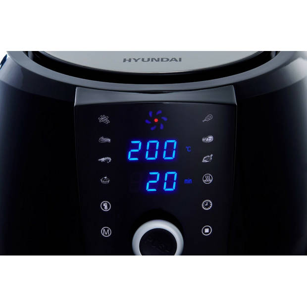Hyundai Electronics - Digitale Airfryer XXL - Hetelucht friteuse - 6.2 Liter