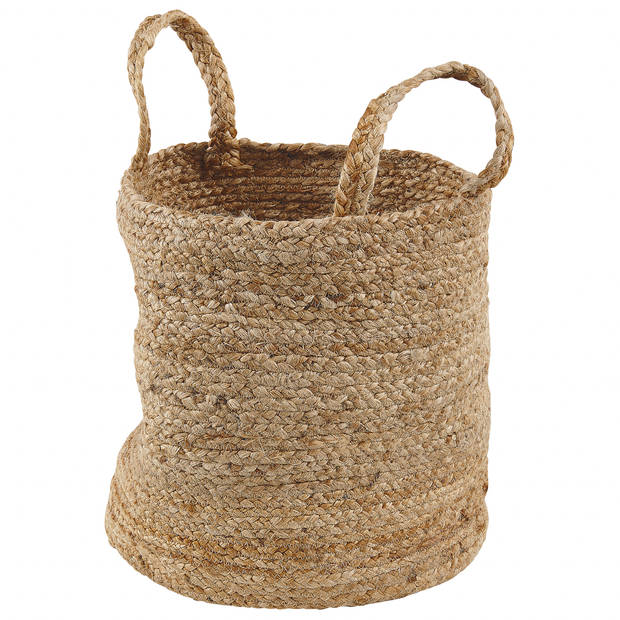 Beliani KAELLA - Wasmanden-Beige-Jute