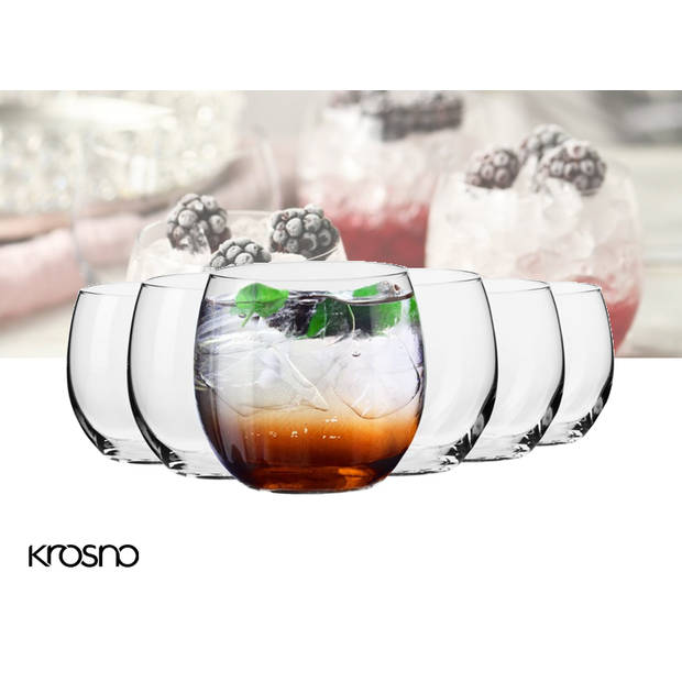 Krosno Blended Collection Tumblerglazen - Set van 6 - 285ml