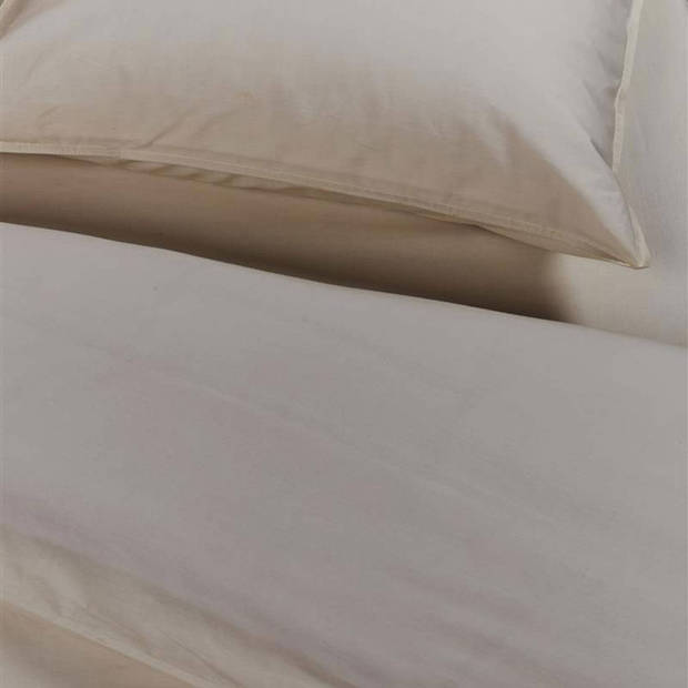 Ambiante Dekbedovertrek Uni Cotton Taupe-Lits-jumeaux (260 x 200/220 cm)