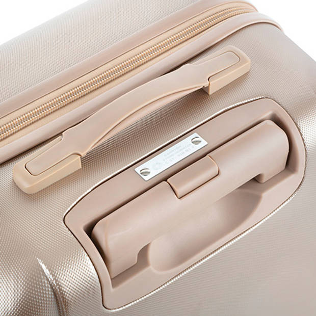 CarryOn Skyhopper Handbagage Koffer 55cm TSA-slot met OKOBAN Champagne