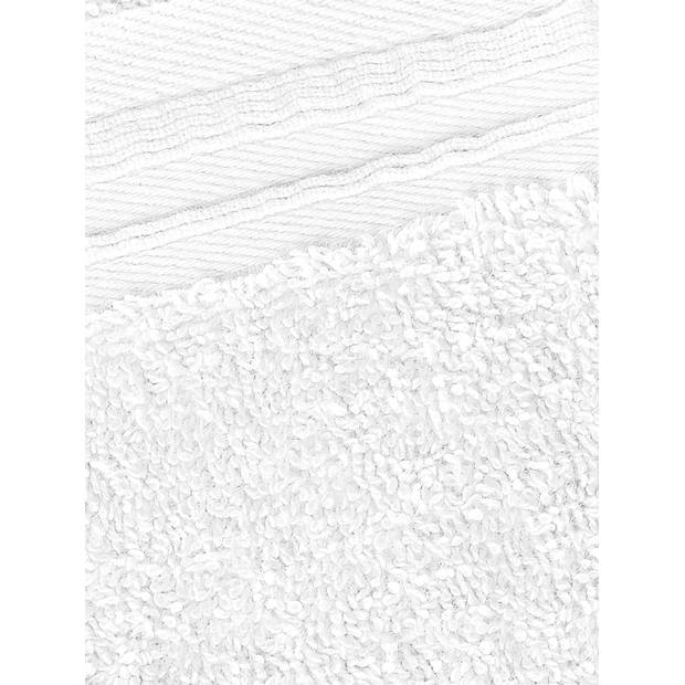 De Witte Lietaer gastendoekje 50 x 30 cm katoen wit 3 stuks