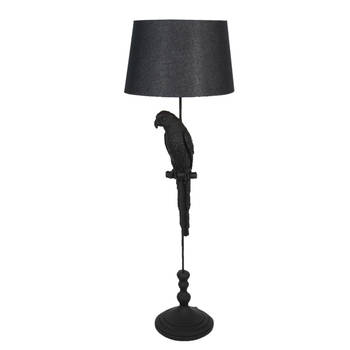 Clayre & Eef Zwarte Vloerlamp Ø 40*121 cm E27/max 1*60W 5LMC0007