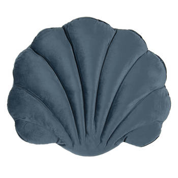 Clayre & Eef Blauwe Kussen gevuld 38*48*6 cm KG033.007BL