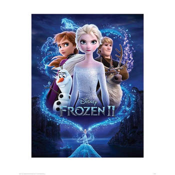 Kunstdruk Frozen 2 Magic 40x50cm