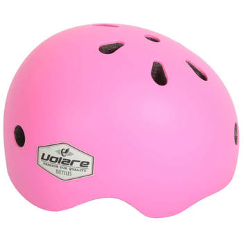 Volare fietshelm meisjes roze maat 51-55 cm