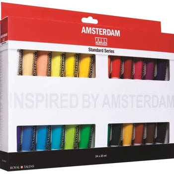Royal Talens acrylverf Amsterdam junior 20 ml 24 kleuren