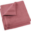 De Witte Lietaer badhanddoek Contessa 70 x 140 cm roze 2 stuks