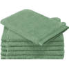 De Witte Lietaer washandjes Contessa 16 x 22 cm seagreen 6 stuks