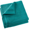 De Witte Lietaer badhanddoek Contessa 70 x 140 cm turquoise 2 st