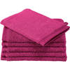 De Witte Lietaer washandjes Contessa 16 x 22 cm roze 6 stuks