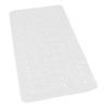 Badkuip ruwe anti-slip mat wit 36 x 76 cm - Badmatjes