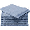 De Witte Lietaer washandjes Contessa 16 x 22 cm stoneblue 6 stuks