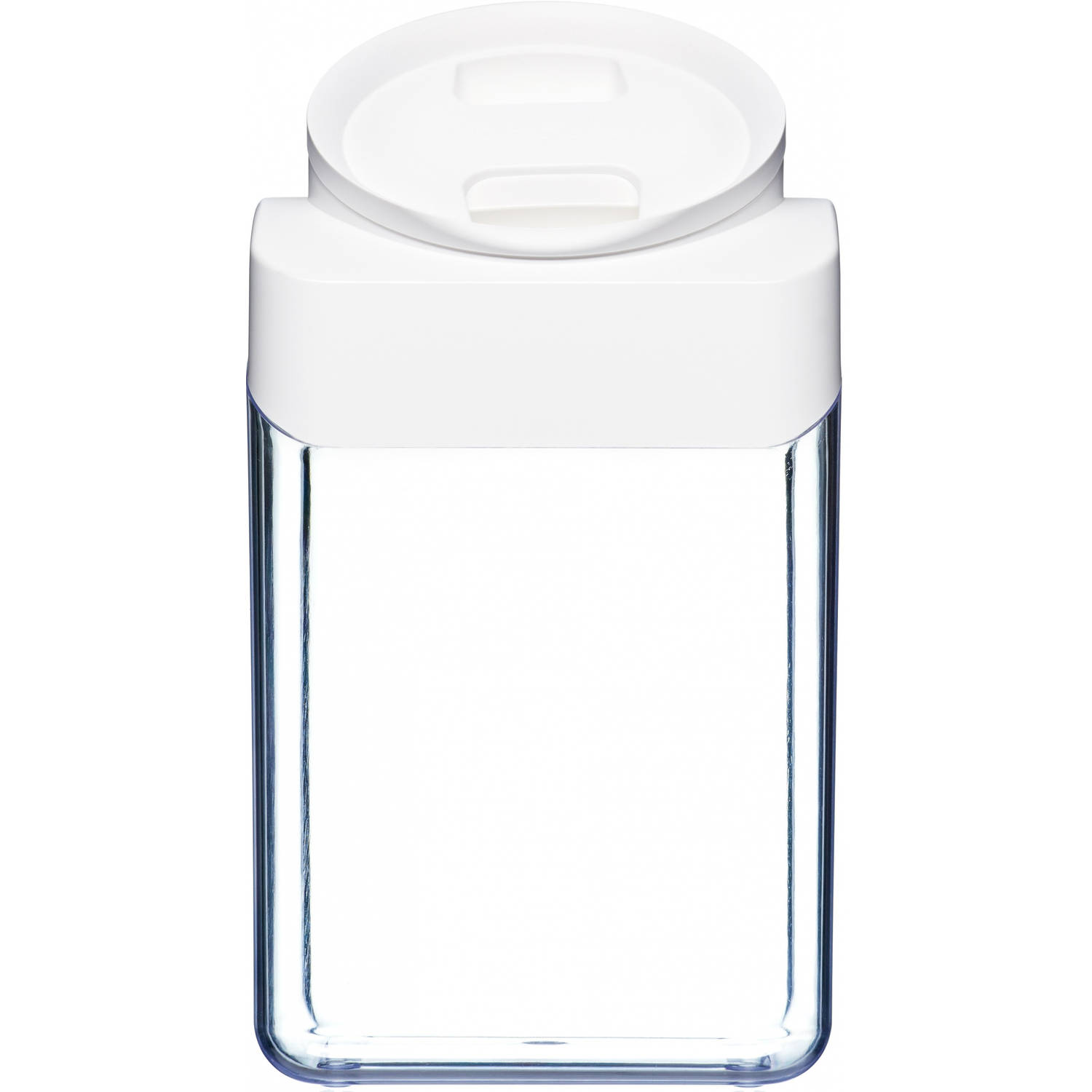 ClickClack vershoudbox Pantry Round 4,2 liter polycarbonaat wit