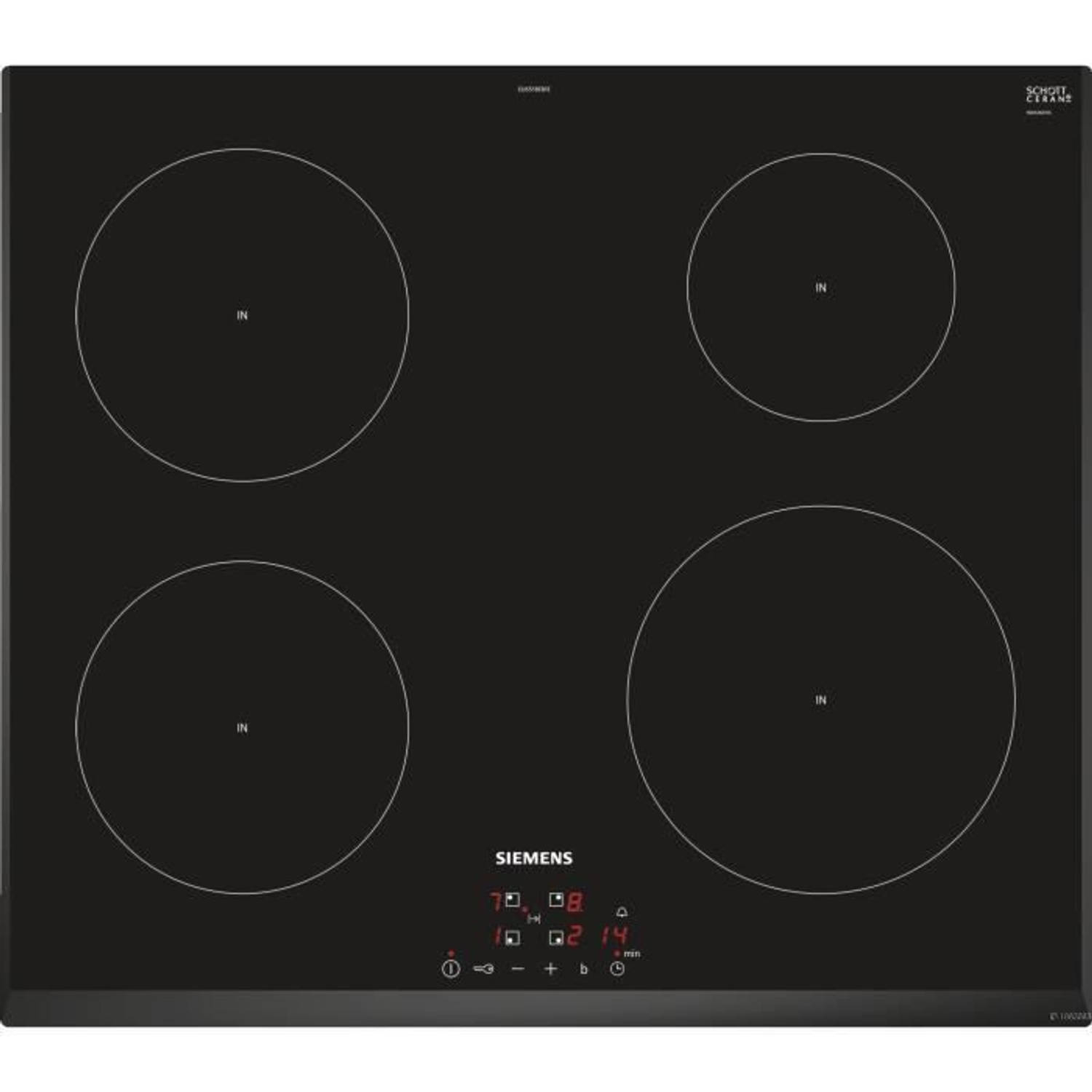 SIEMENS EU651BEB1E 1-FASE INDUCTIEKOOKPLAAT