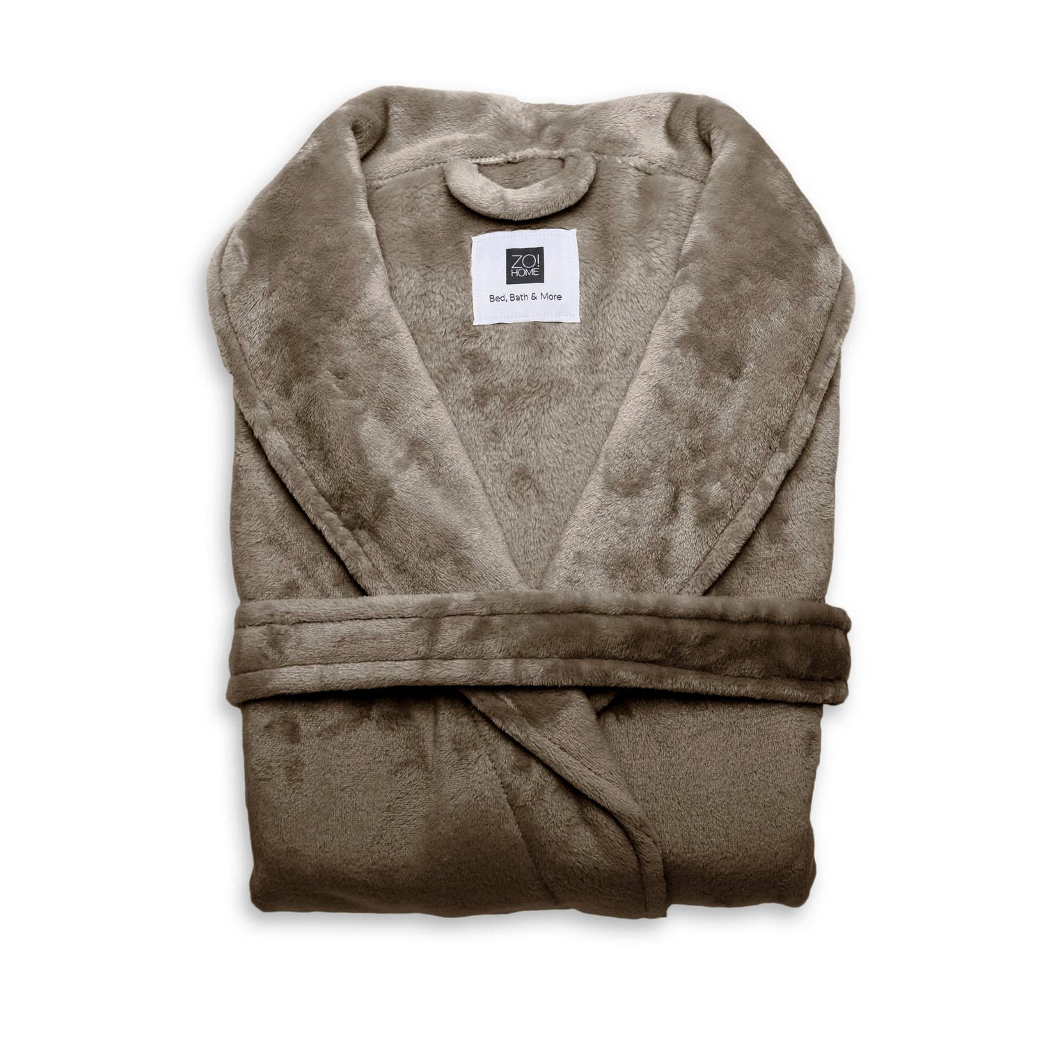Zo Home Flanel Cara taupe - S | Blokker